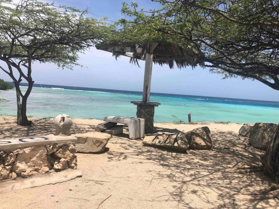 Cozy 1-Bedroom Apartment Minutes Away Drive To Mangel Halto Beach Savaneta المظهر الخارجي الصورة